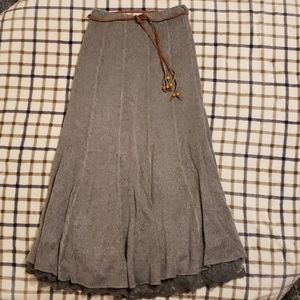 SOFT SURROUNDINGS WOMEN'S GRAY SKIRT